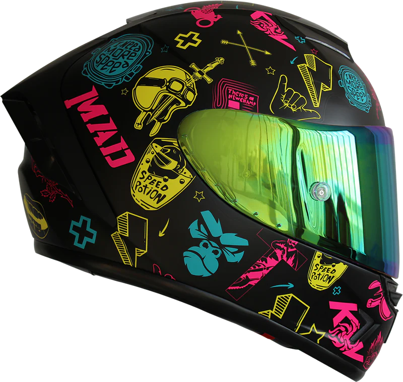 CASCO KOV MAD AIRCUT SMASH COLORES TALLA XL CERRADO CERT. DOT