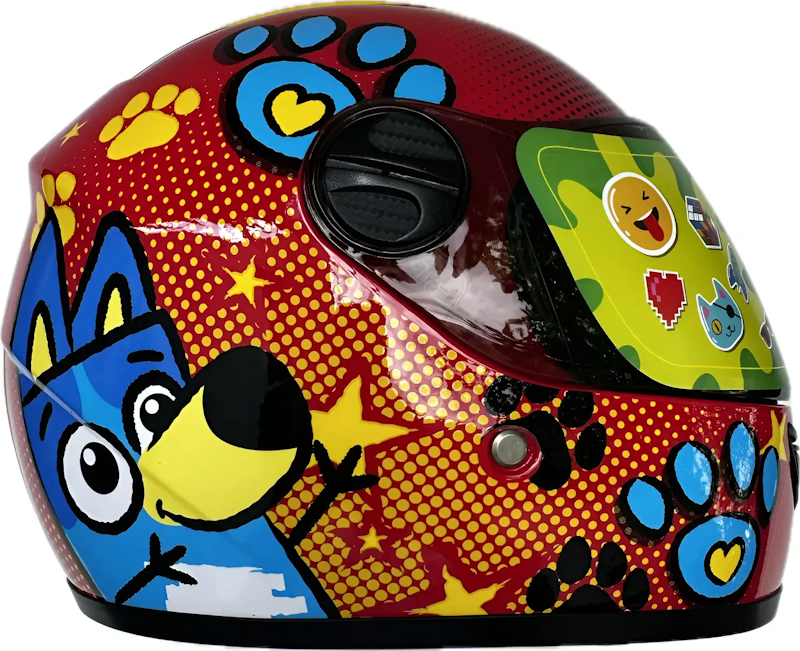 CASCO GHIRA GH-JUNIOR POWER PAW CERRADO MICA HUMO CERT. DOT