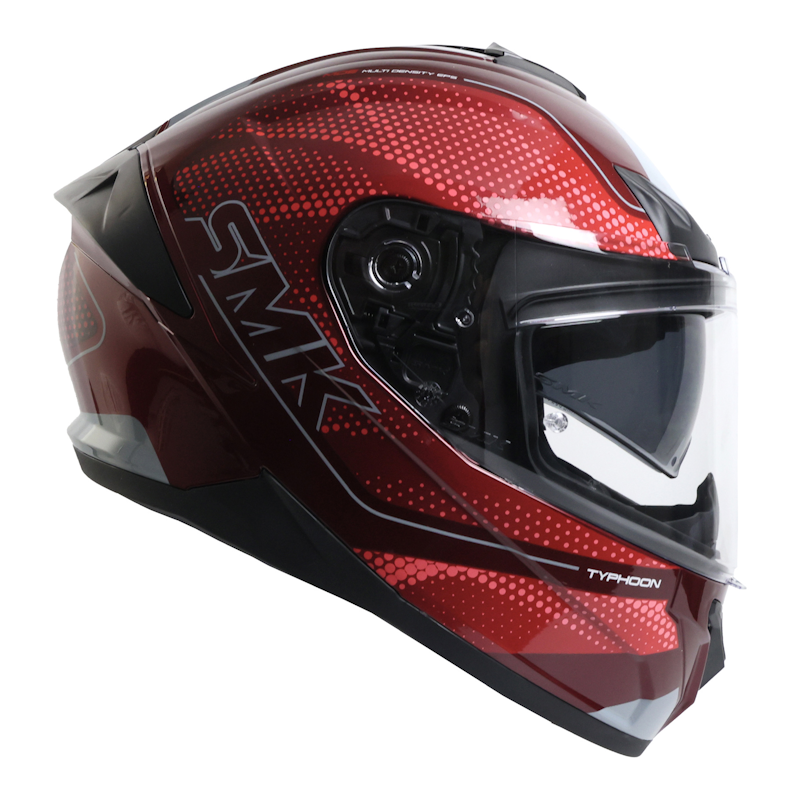 CASCO SMK TYPHOON ROJO MYSTIC TALLA XL CERRADO ECE