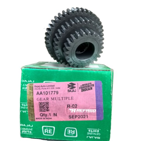 ENGRANE PIÑON MULTIPLE (23T-32T-40T) BAJAJ RE205 - RE4S