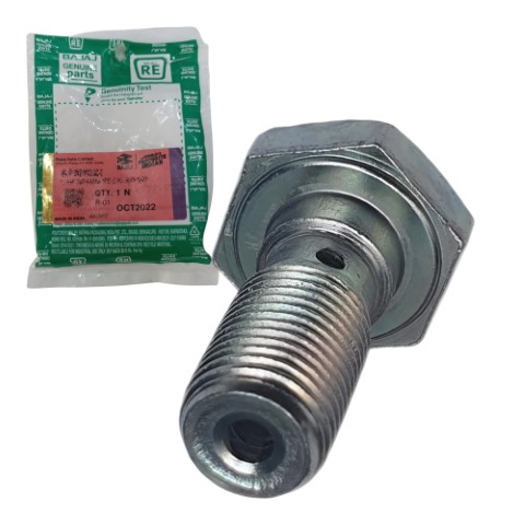 TORNILLO HUECO 10MM MANGERA DE FRENO (PZA) BAJAJ RE205 - RE4S - RE250 MAXIMA
