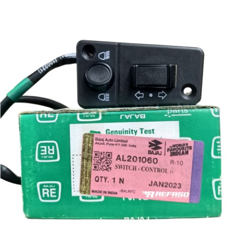 INTERRUPTOR DE LUCES (MANDO IZQUIERDO) BAJAJ RE205 - RE4S