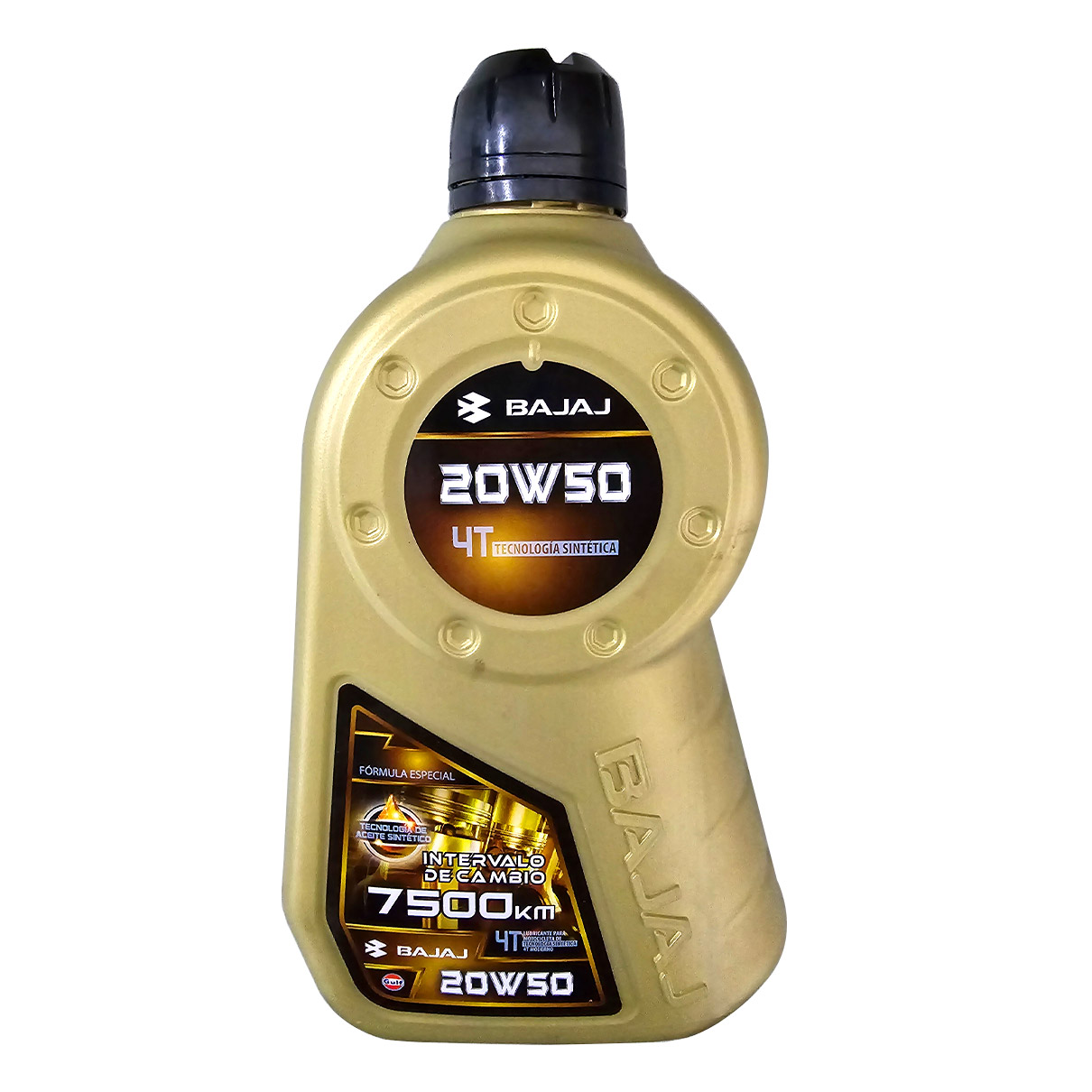 ACEITE BAJAJ 100% SINTETICO 1.2LT SAE 20W50 JASO MA2 SL