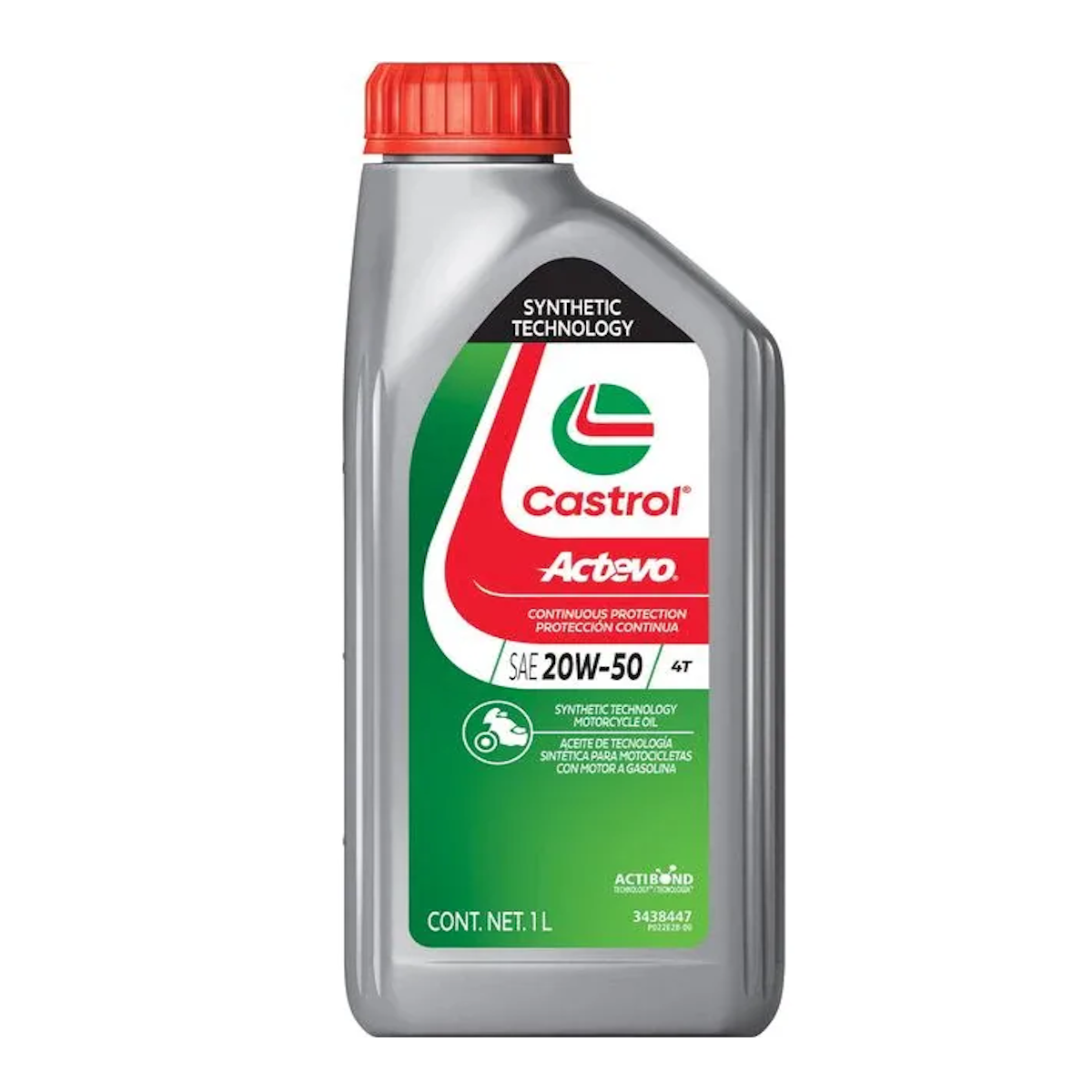 ACEITE CASTROL ACTEVO MOTOS 4T 20W50 SL