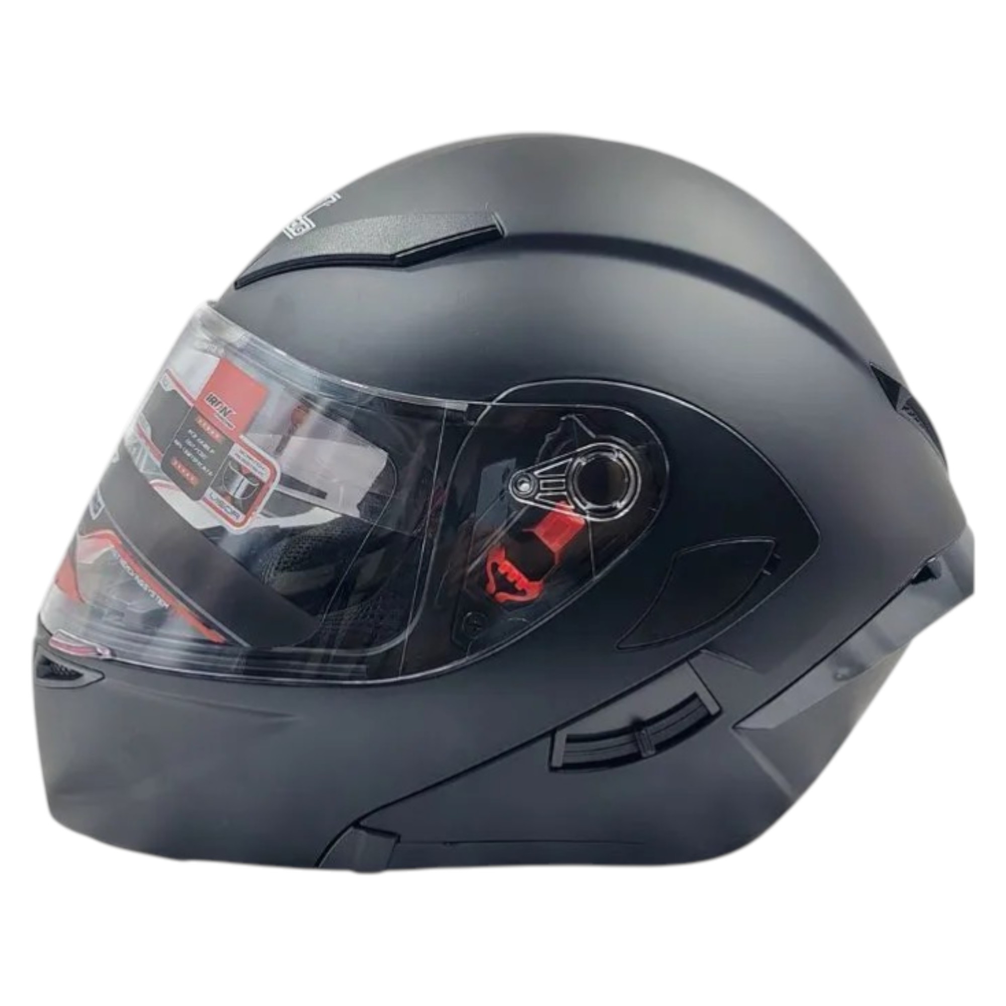 CASCO ABATIBLE IRON RACING DARK PHOENIX NEGRO MATE TALLA S IR-121 DOT
