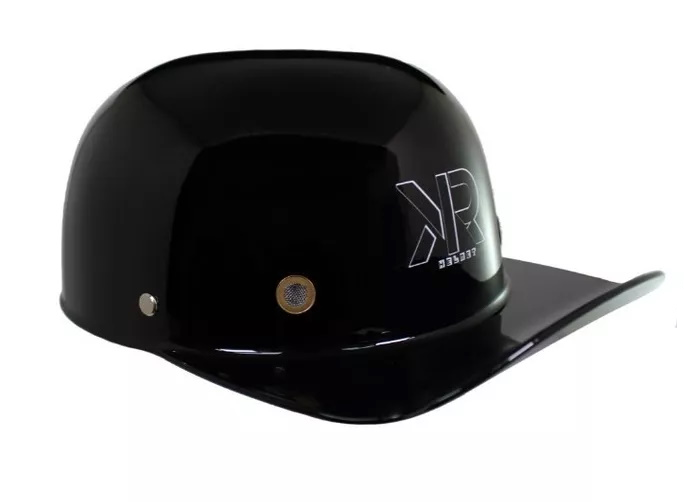 CASCO TIPO GORRA DARKETO TALLA L NEGRO BRILLANTE