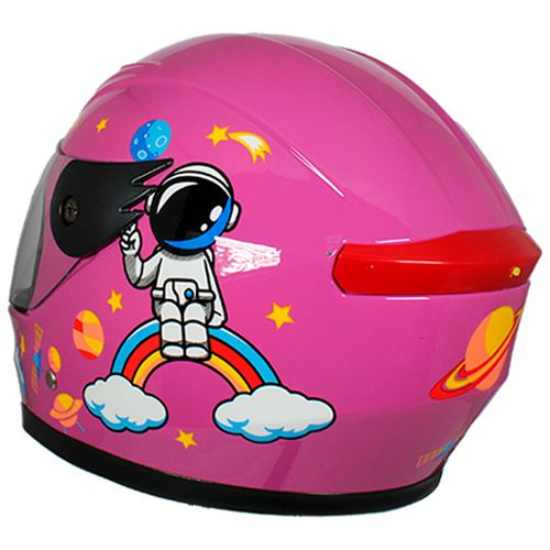 CASCO INFANTIL KIRUS C/LUZ GIRL SPACES CERRADO