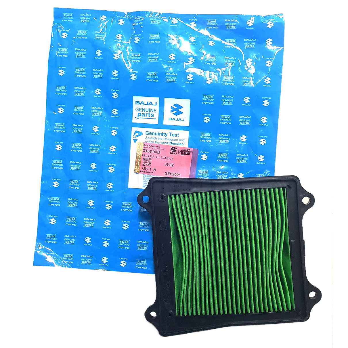 FILTRO DE AIRE BAJAJ PULSAR NS200 FI - RS200 - DOMINAR 250 - DOMINAR 400 V1