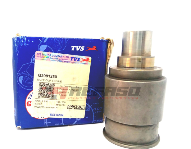 COPLE (COPA) FLECHA HOMOCINETICA LADO MOTOR TVS KING 200 - DELUXE - DURAMAX