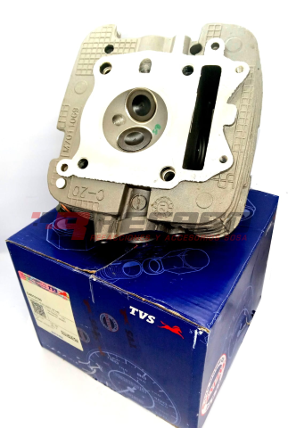 CABEZA DE CILINDRO C/VALVULAS Y TAPA TVS KING 200 - DELUXE