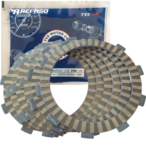PASTAS DE CLUTCH (JGO) TVS KING DURAMAX 225