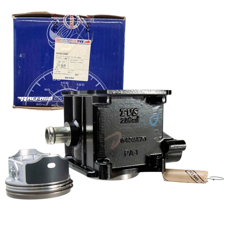KIT CILINDRO PISTON TVS DURAMAX 225 - CARGO 225