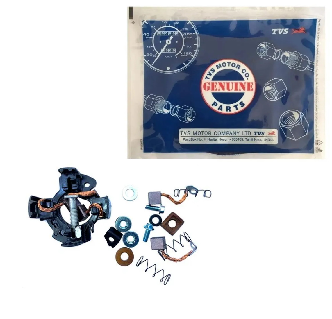 JUEGO CARBONES PARA MARCHA TVS KING 200 - DURAMAX - DELUXE
