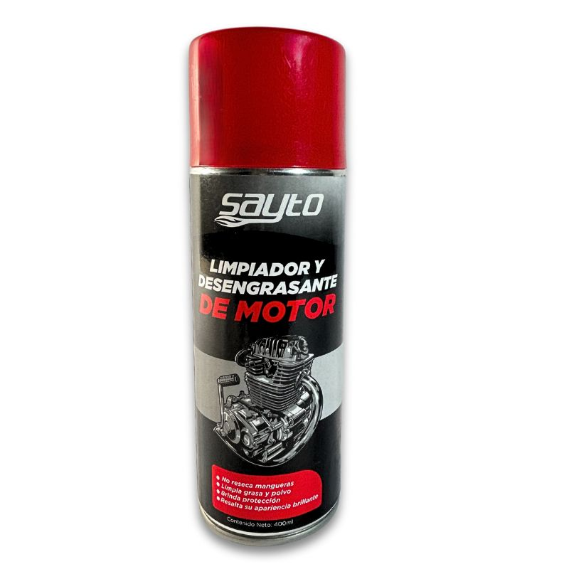 LIMPIADOR Y DESENGRASANTE PARA MOTOR 400ML SAYTO