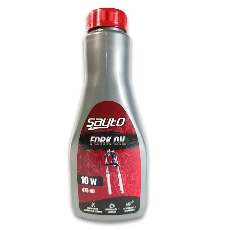 ACEITE LUBRICANTE 10W 473ML PARA BARRAS DE SUSPENSION SAYTO