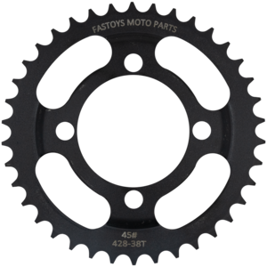 ENGRANE TRASERO 38T-428 CONCAVO NGO FASTOYS 125Z - FT125TS - FT125 CLASICA/ROJA/SPORT - DT125 SPORT (17-22) - RT200 (15-24)